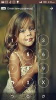 Baby Girl App Lock Theme capture d'écran 2