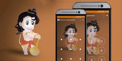 Bal Hanuman App Lock Theme Affiche
