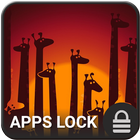 Funny Giraff App Lock Theme icône
