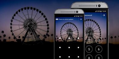 Ferris Wheel App Lock Theme Affiche