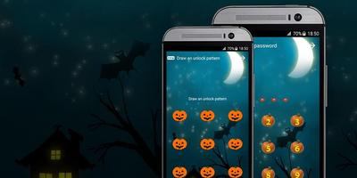 Halloween App Lock Theme Affiche