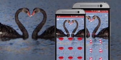 Poster Kiss App Lock Theme