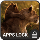 Lion App Lock Theme ikon