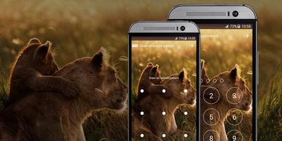 پوستر Lion App Lock Theme