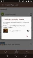Lion App Lock Theme imagem de tela 3