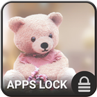 Teddy Cute App Lock Theme иконка