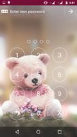 2 Schermata Teddy Cute App Lock Theme