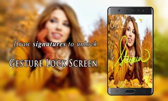 Signature Lock Screen ภาพหน้าจอ 1