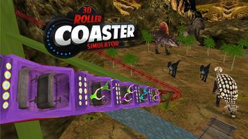 3D Roller Coaster Simulator Affiche