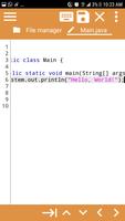 Java Editor screenshot 1