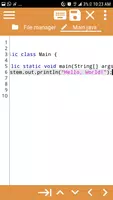 Java Editor Ekran Görüntüsü 1