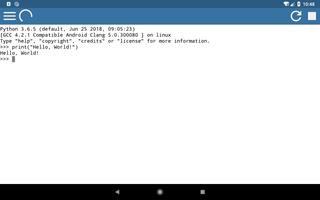 Python Console screenshot 3