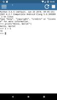 Python Console 截图 1