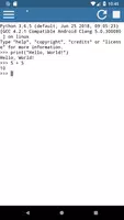 Python Console screenshot 1