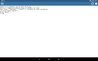 Python Console screenshot 2