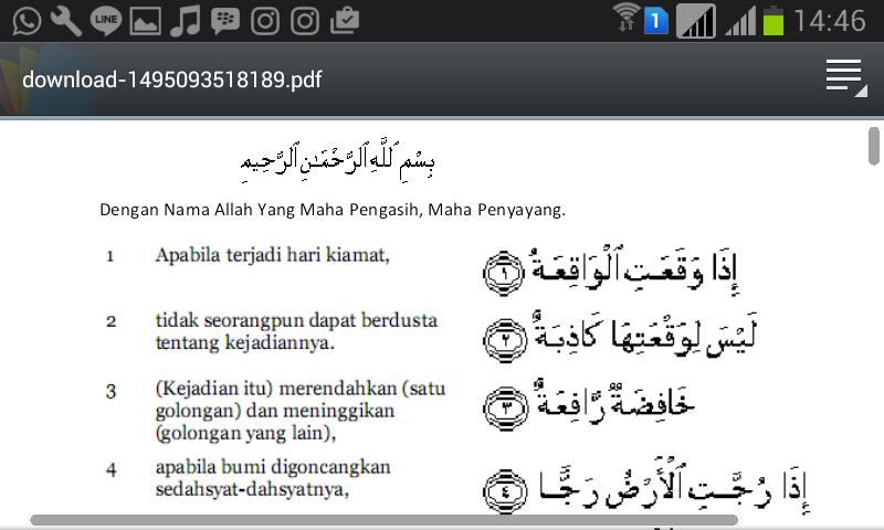 Surat Al Waqiah Dan Terjemahan For Android Apk Download