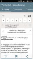 Yol Hərəkəti Haqqında qanun Screenshot 3