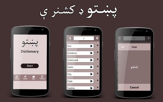 Pashto Dictionary screenshot 2