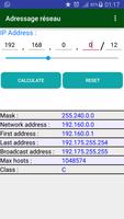 برنامه‌نما IPv4 VLSM Calculator عکس از صفحه