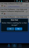 HelpOnClick Live Chat تصوير الشاشة 2
