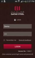 Qatar Steel Sales App Affiche