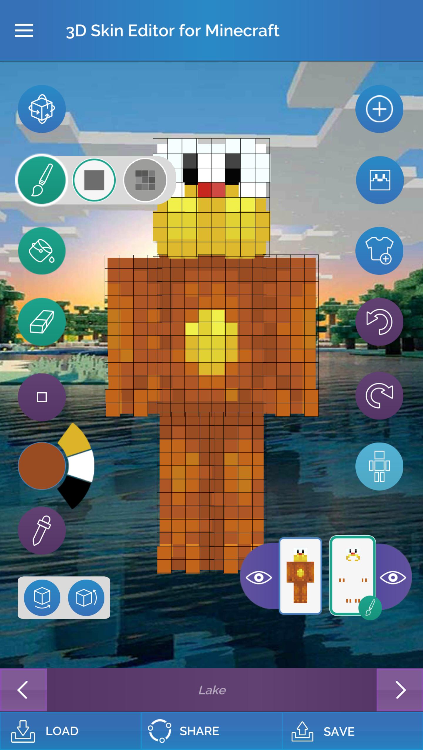 QB9's 3D Skin Editor for Minecraft for Android - APK Download