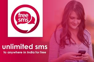 FREESMS - Unlimited Free SMS Cartaz