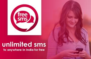 FREESMS - Unlimited Free SMS الملصق