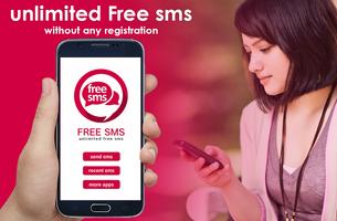 FREESMS - Unlimited Free SMS 截图 1