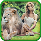 Wild Animals Photo Frames أيقونة
