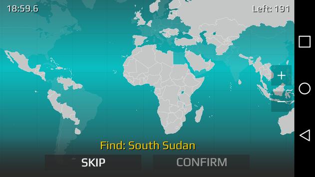 world map quiz apk screenshot