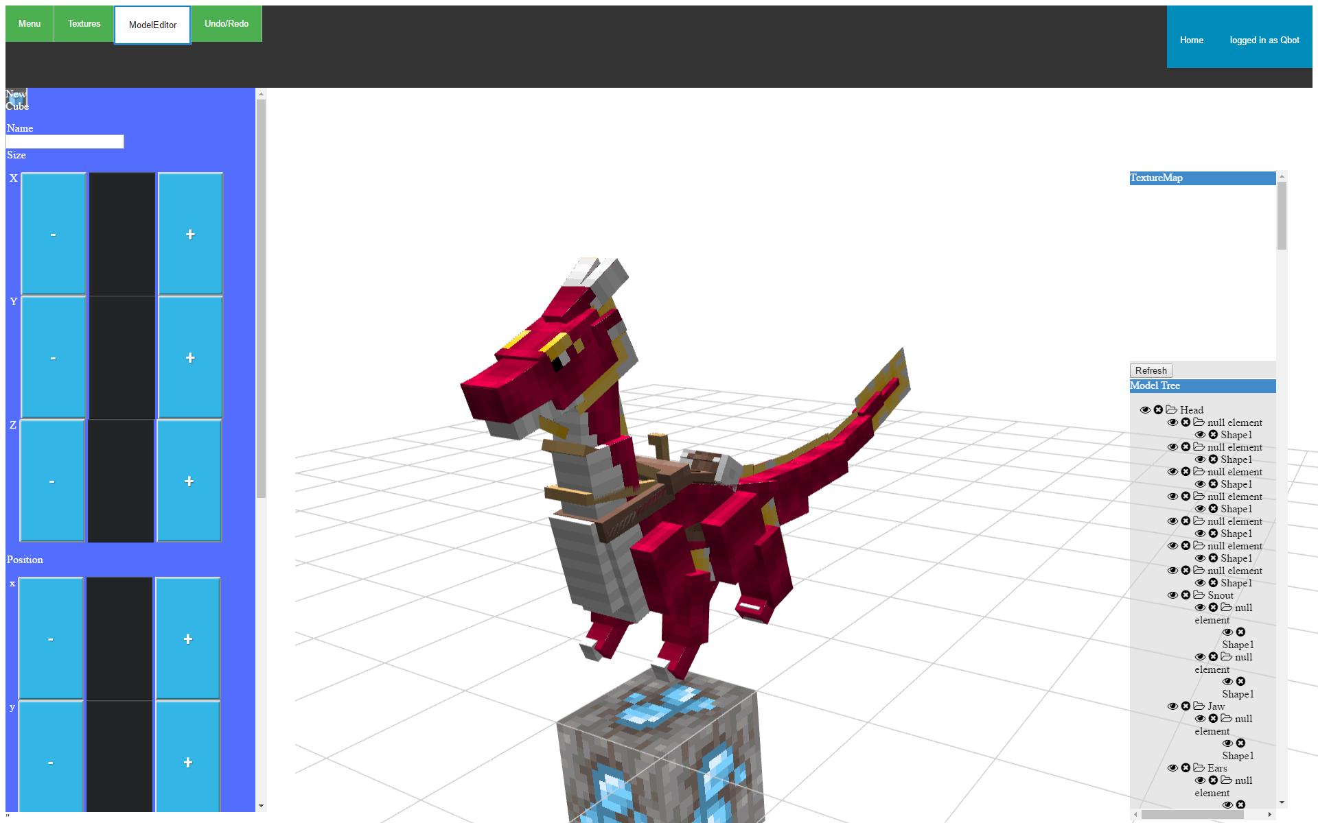 Qbot. 3д модели для РОБЛОКС студио. 3d model creator. Roblox 15. Мейкер.