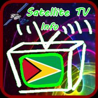 Guyana Satellite Info TV Plakat