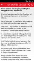 Liverpool News, LiveScore, Transfer, Standings capture d'écran 3