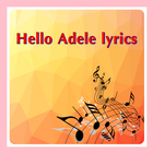 Hello Adele lyrics ไอคอน