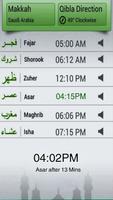 Qibla Finder Prayer Time Azan Alarm Tasbih Counter poster