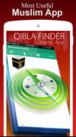 Qibla Direction Finder + Prayer Times and Alarm screenshot 1