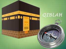 Qibla Compass - Muslim Pray Affiche