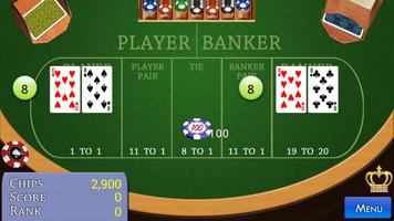 Classic Baccarat Poker capture d'écran 2