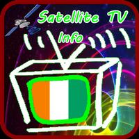 Ivory Coast Satellite Info TV Affiche
