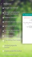 Physics Formulas poster