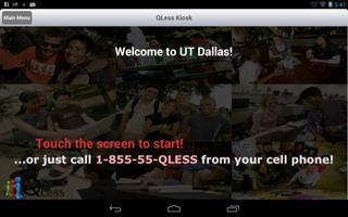 QLess Kiosk الملصق