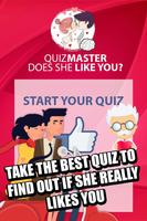 Does She Like Me? Quiz Master Affiche