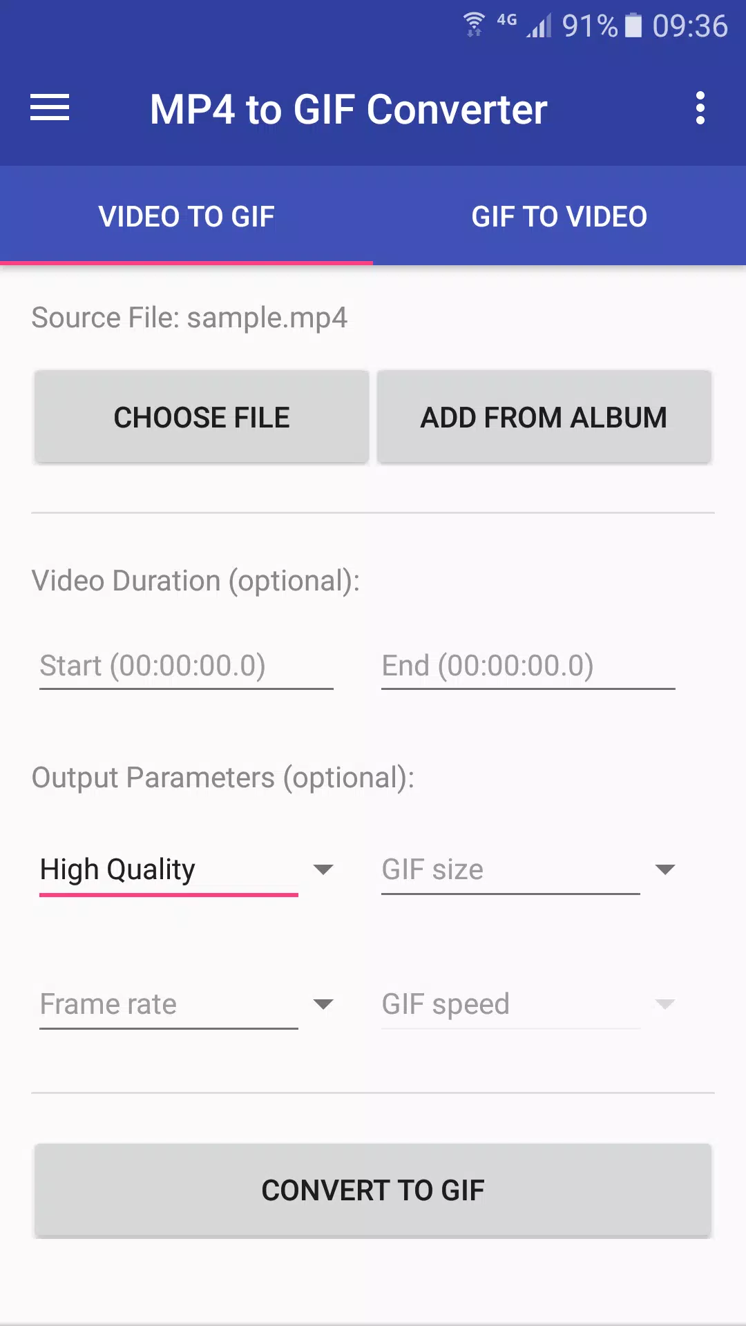 Video to GIF Converter::Appstore for Android