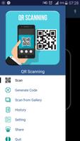 QR scanning Affiche