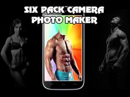 Six Pack Camera Photo Montage Affiche