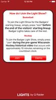 UW Badger Lights Cartaz