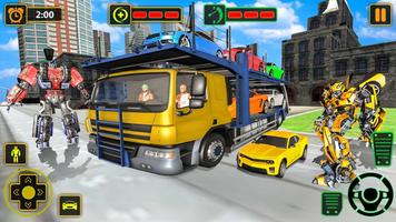 Transform Robot Car Future Cargo Truck Simulator captura de pantalla 1