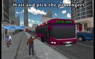 Bus Coach Driving Simulator 3D ảnh chụp màn hình 1
