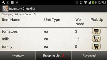 Inventory Checklist imagem de tela 2